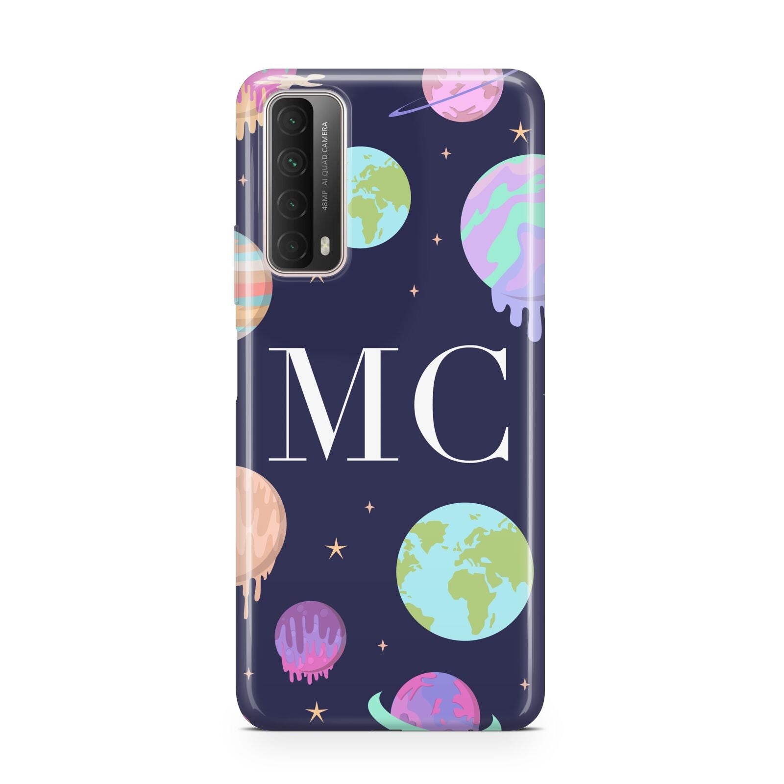 Marble Planets Personalised Initials Huawei P Smart 2021