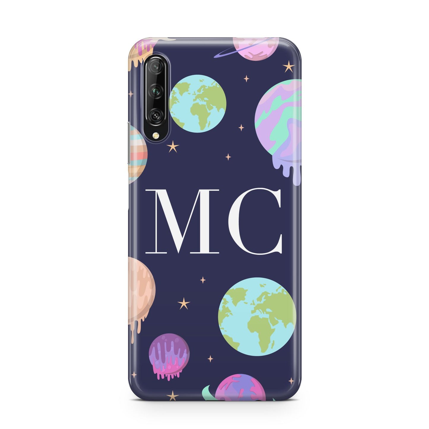 Marble Planets Personalised Initials Huawei P Smart Pro 2019