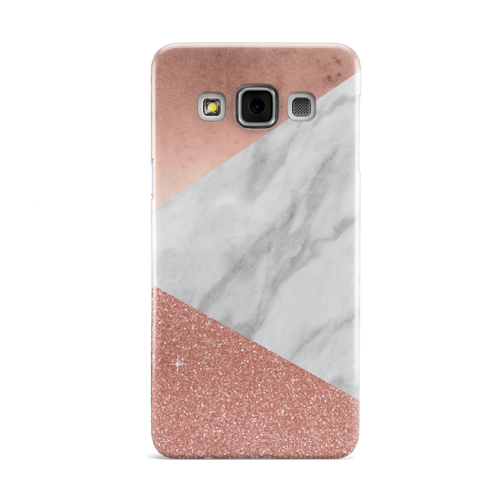 Marble Rose Gold Foil Samsung Galaxy A3 Case