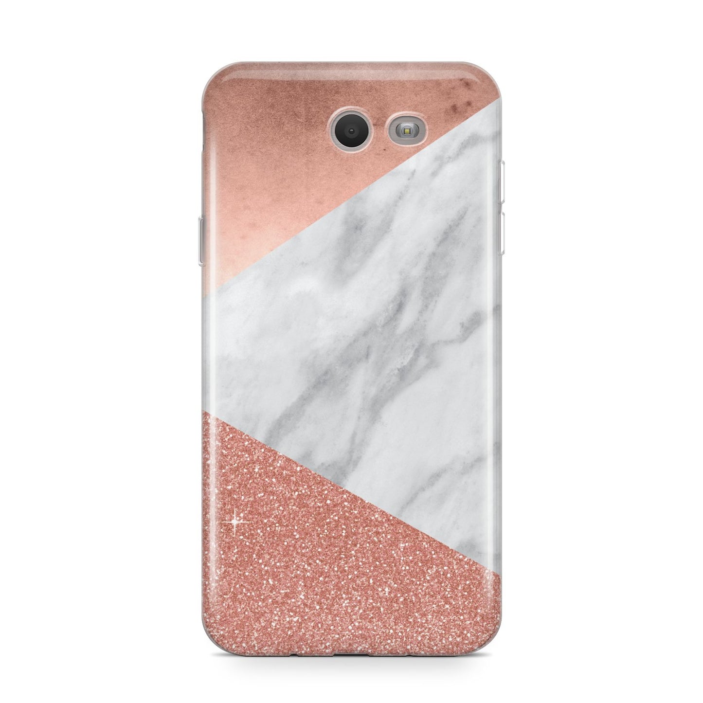 Marble Rose Gold Foil Samsung Galaxy J7 2017 Case