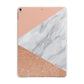 Marble Rose Gold Pink Apple iPad Rose Gold Case