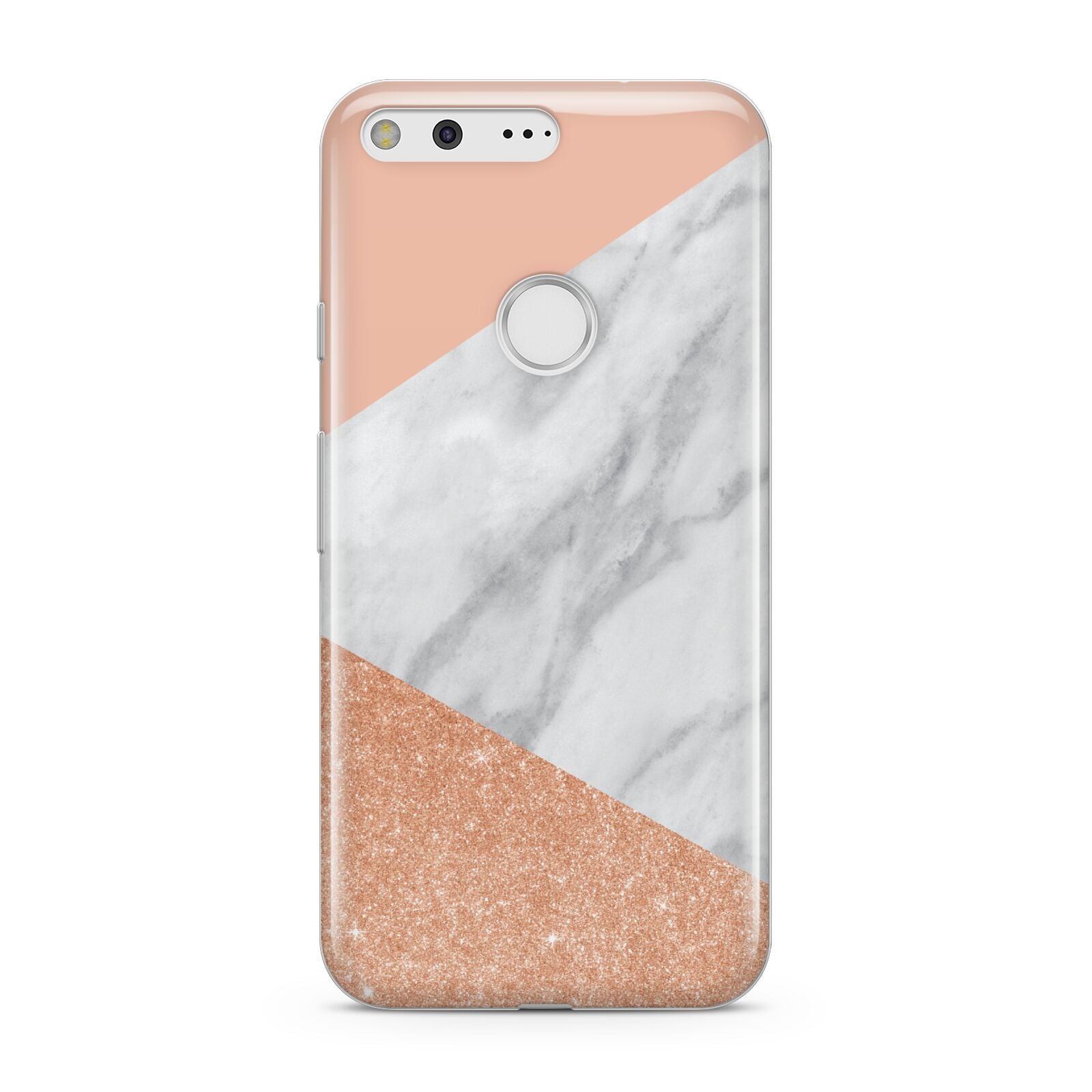 Marble Rose Gold Pink Google Pixel Case