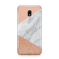 Marble Rose Gold Pink Samsung Galaxy J3 2017 Case