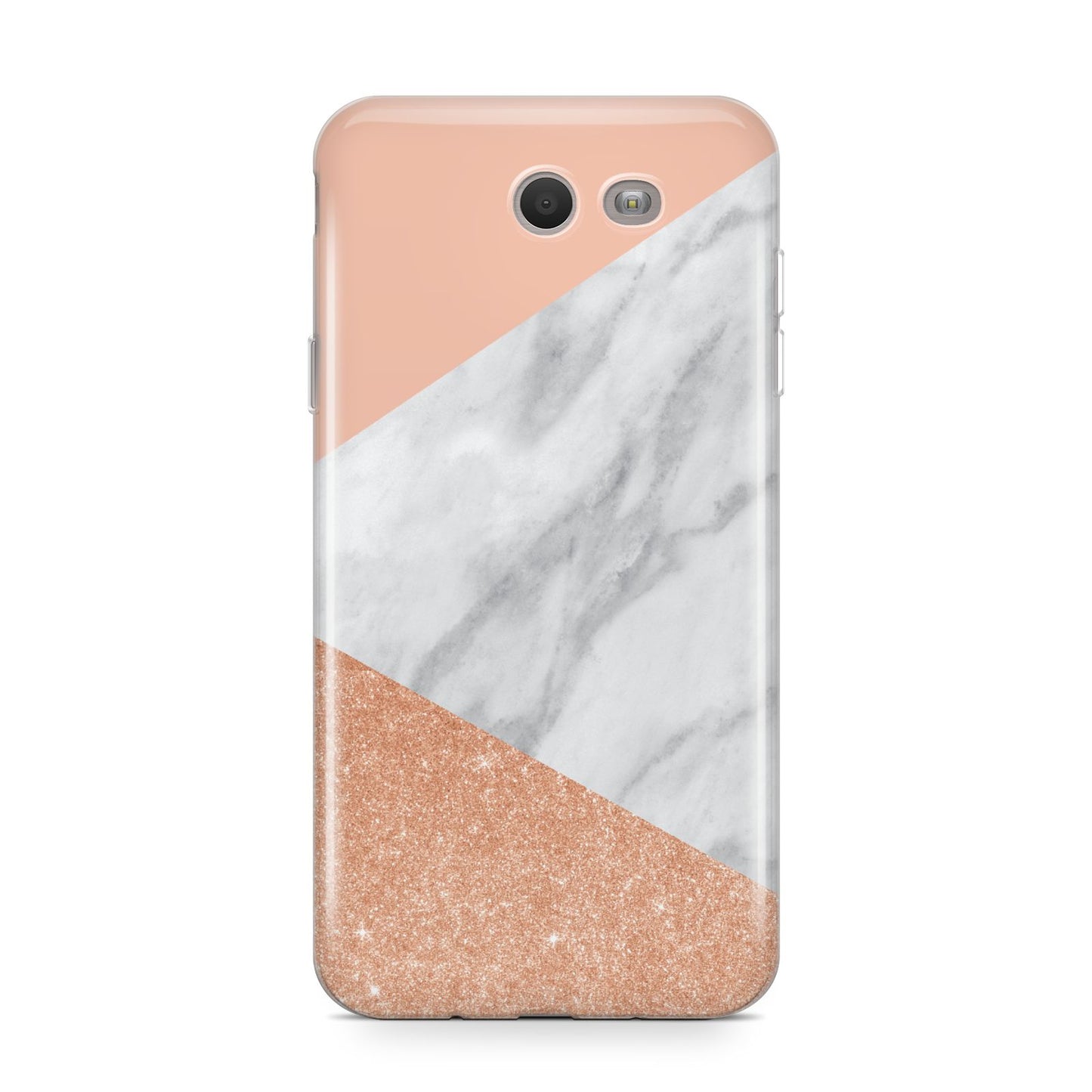 Marble Rose Gold Pink Samsung Galaxy J7 2017 Case