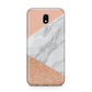 Marble Rose Gold Pink Samsung J5 2017 Case