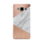 Marble Rose Gold Samsung Galaxy A3 Case