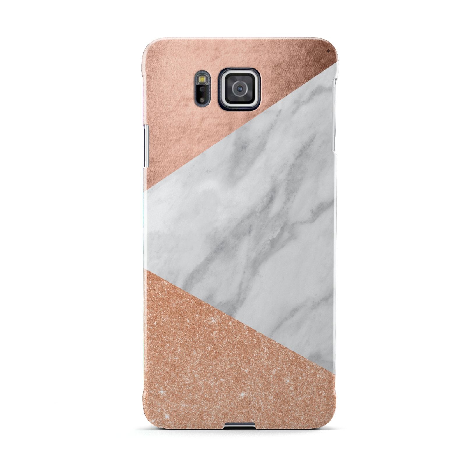 Marble Rose Gold Samsung Galaxy Alpha Case