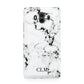 Marble Small Initials Personalised Huawei Mate 10 Protective Phone Case