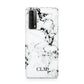 Marble Small Initials Personalised Huawei P Smart 2021