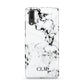 Marble Small Initials Personalised Huawei P20 Phone Case