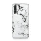 Marble Small Initials Personalised Huawei P20 Pro Phone Case