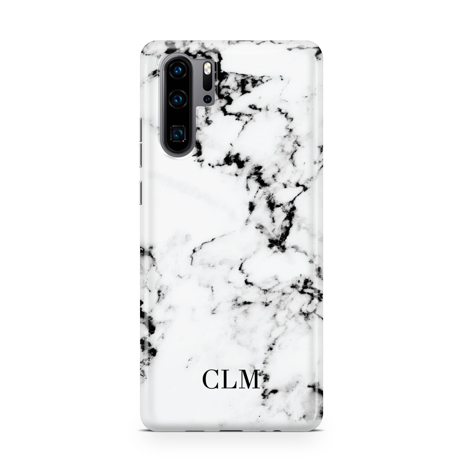 Marble Small Initials Personalised Huawei P30 Pro Phone Case