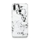 Marble Small Initials Personalised Huawei Y9 2019