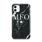 Marble Star Initials Personalised iPhone 11 3D Tough Case