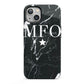 Marble Star Initials Personalised iPhone 13 Full Wrap 3D Tough Case