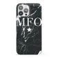 Marble Star Initials Personalised iPhone 13 Pro Max Full Wrap 3D Snap Case