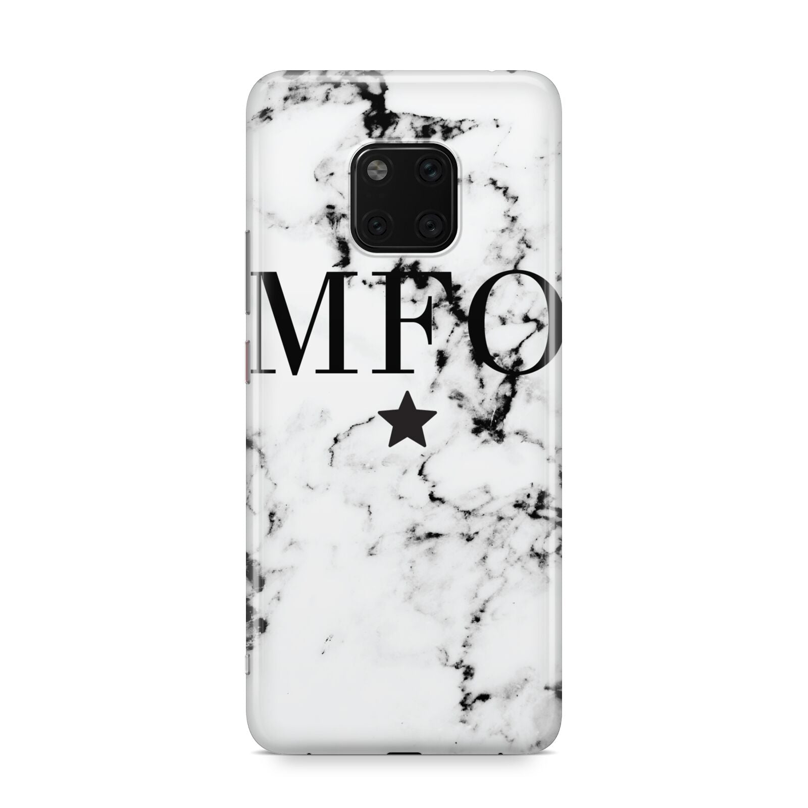Marble Star Personalised Initials Huawei Mate 20 Pro Phone Case