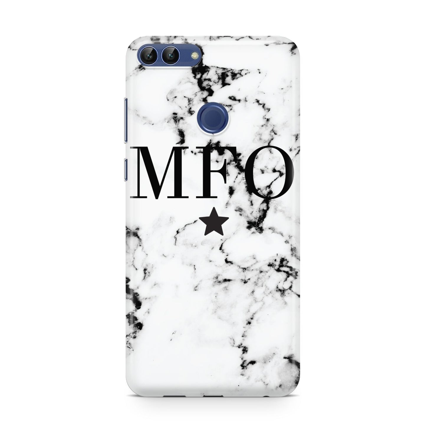 Marble Star Personalised Initials Huawei P Smart Case