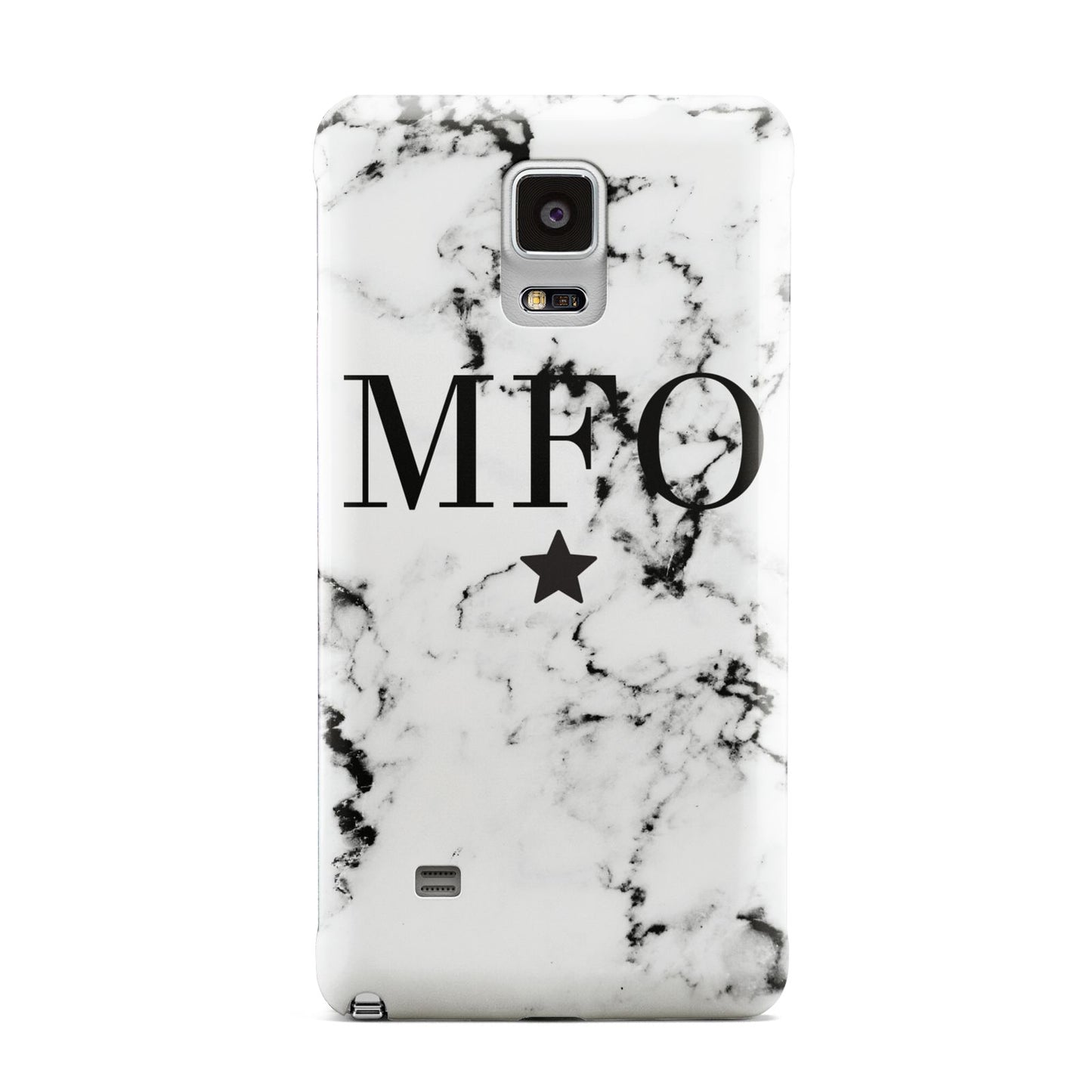 Marble Star Personalised Initials Samsung Galaxy Note 4 Case