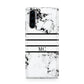 Marble Stripes Initials Personalised Huawei P30 Pro Phone Case