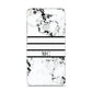 Marble Stripes Initials Personalised Huawei P8 Lite Case