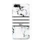 Marble Stripes Initials Personalised Huawei Y5 Prime 2018 Phone Case