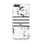 Marble Stripes Initials Personalised Huawei Y6 2018