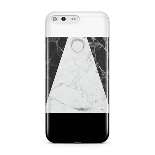 Marble White Black Google Pixel Case