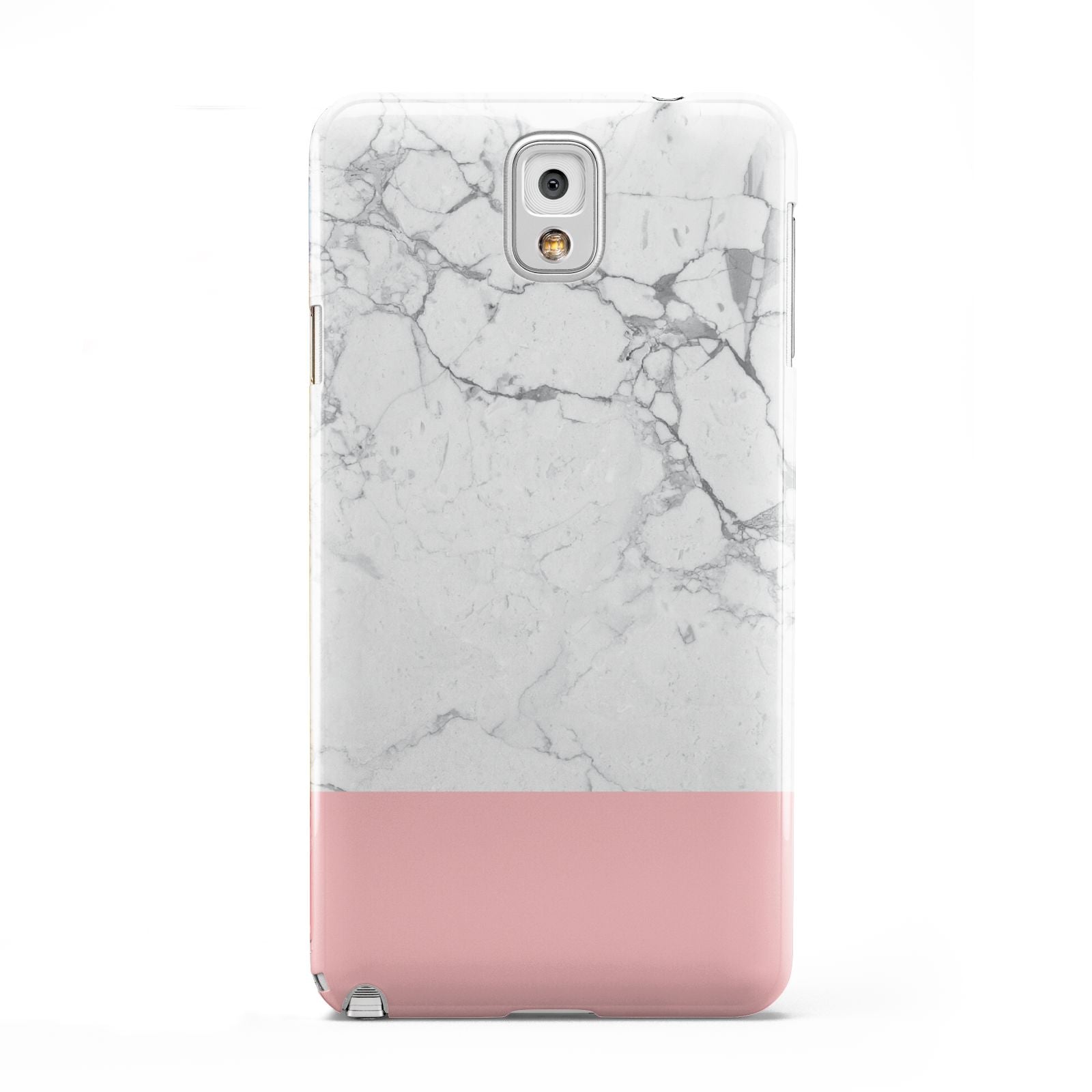 Marble White Carrara Pink Samsung Galaxy Note 3 Case