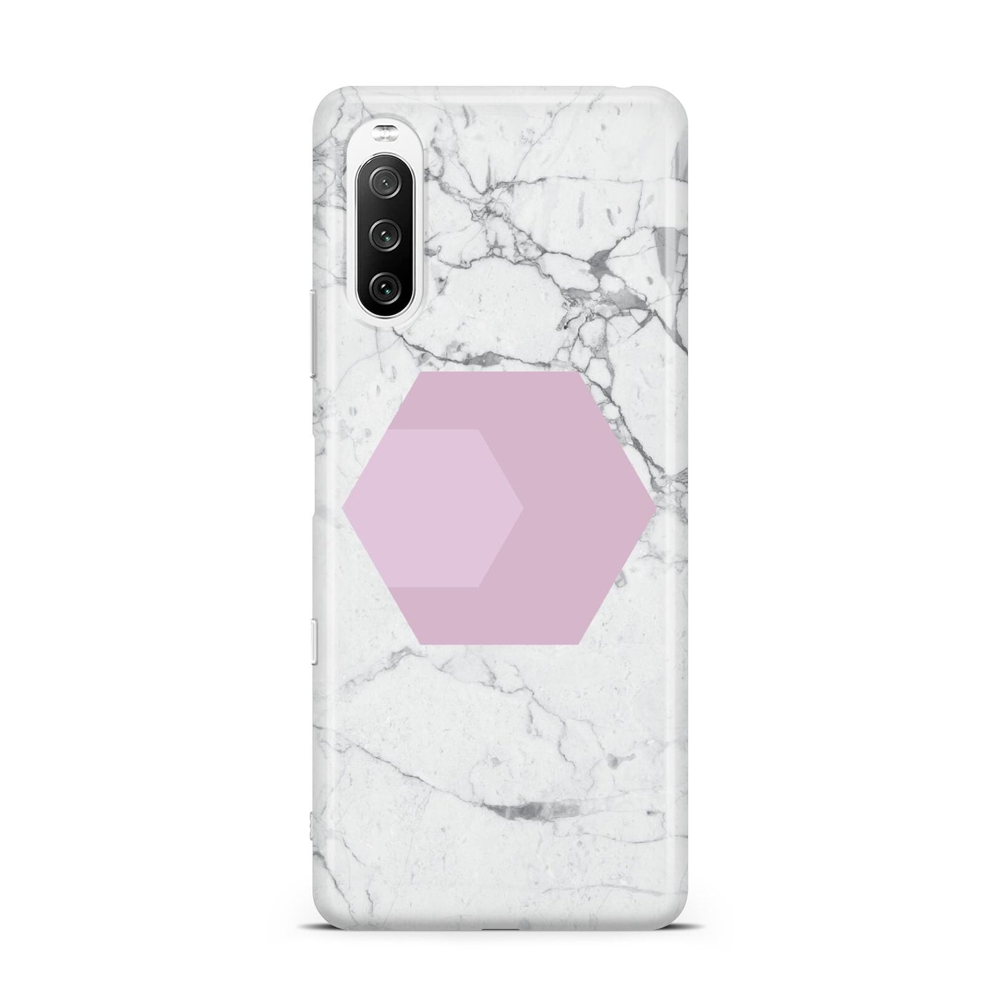 Marble White Grey Carrara Sony Xperia 10 III Case