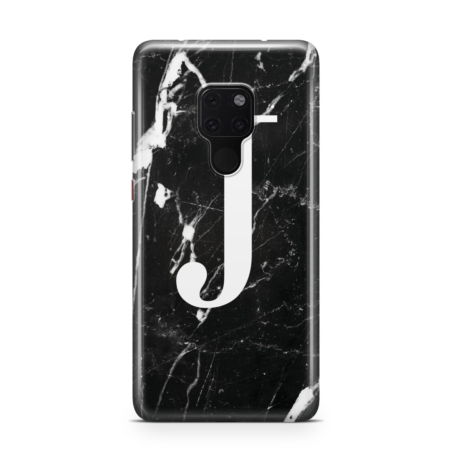 Marble White Initial Personalised Huawei Mate 20 Phone Case
