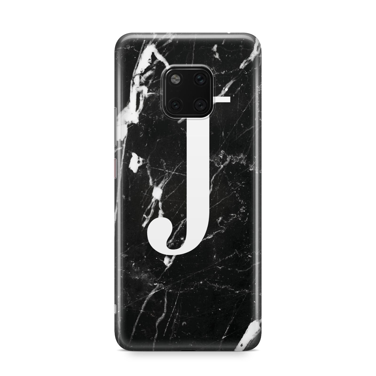 Marble White Initial Personalised Huawei Mate 20 Pro Phone Case