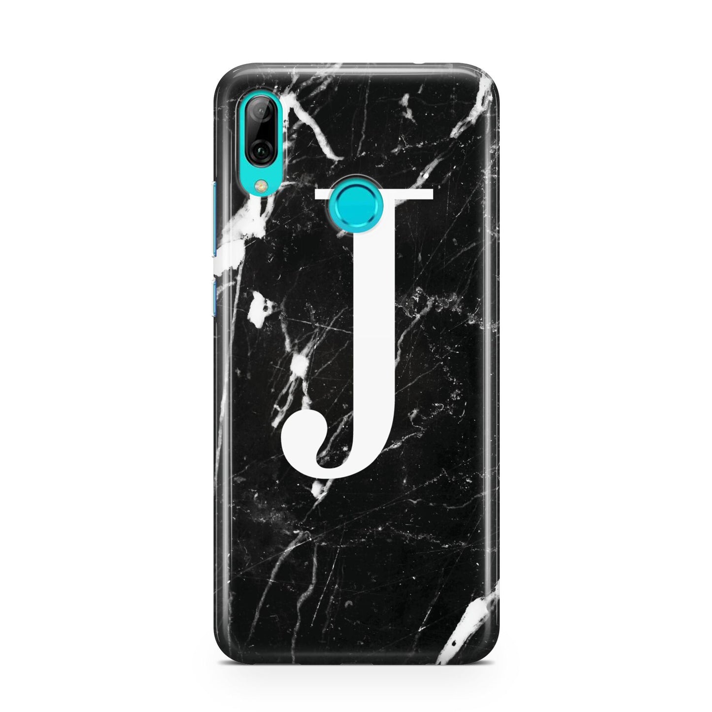 Marble White Initial Personalised Huawei P Smart 2019 Case