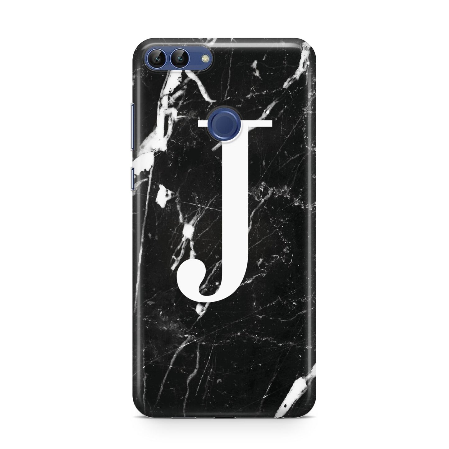 Marble White Initial Personalised Huawei P Smart Case
