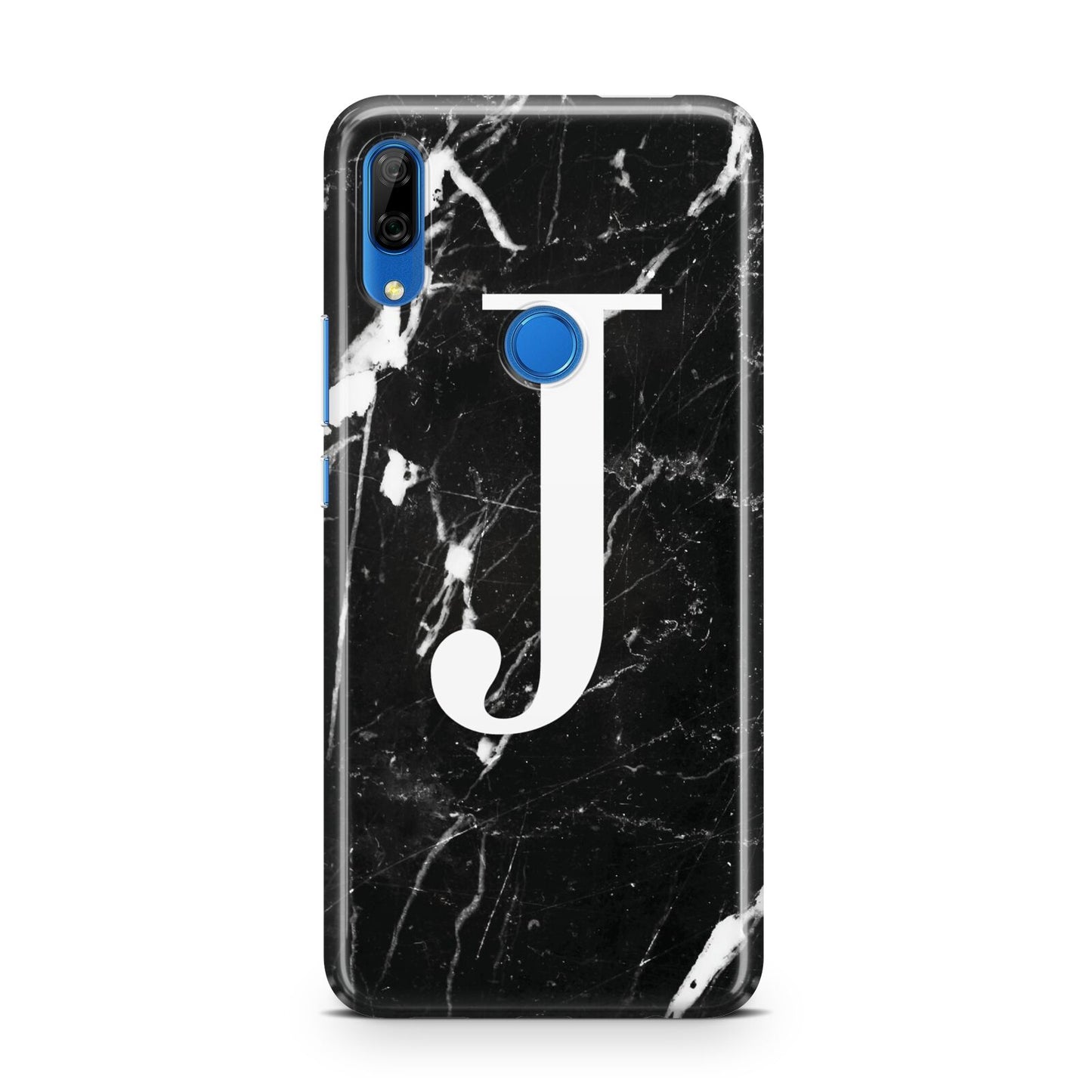 Marble White Initial Personalised Huawei P Smart Z
