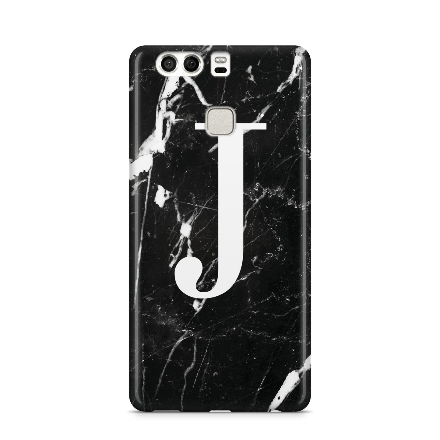 Marble White Initial Personalised Huawei P9 Case