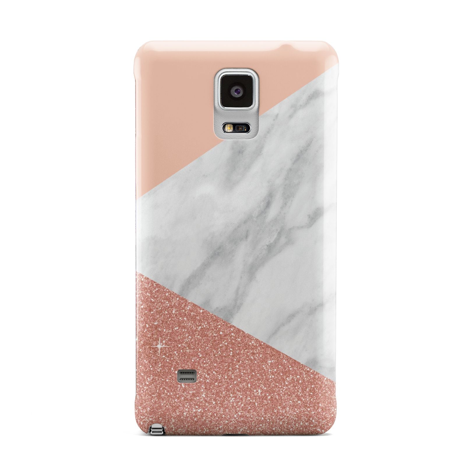 Marble White Rose Gold Samsung Galaxy Note 4 Case