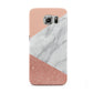 Marble White Rose Gold Samsung Galaxy S6 Case