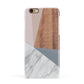 Marble Wood Geometric 1 Apple iPhone 6 3D Snap Case