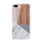 Marble Wood Geometric 1 Apple iPhone 7 8 Plus 3D Tough Case