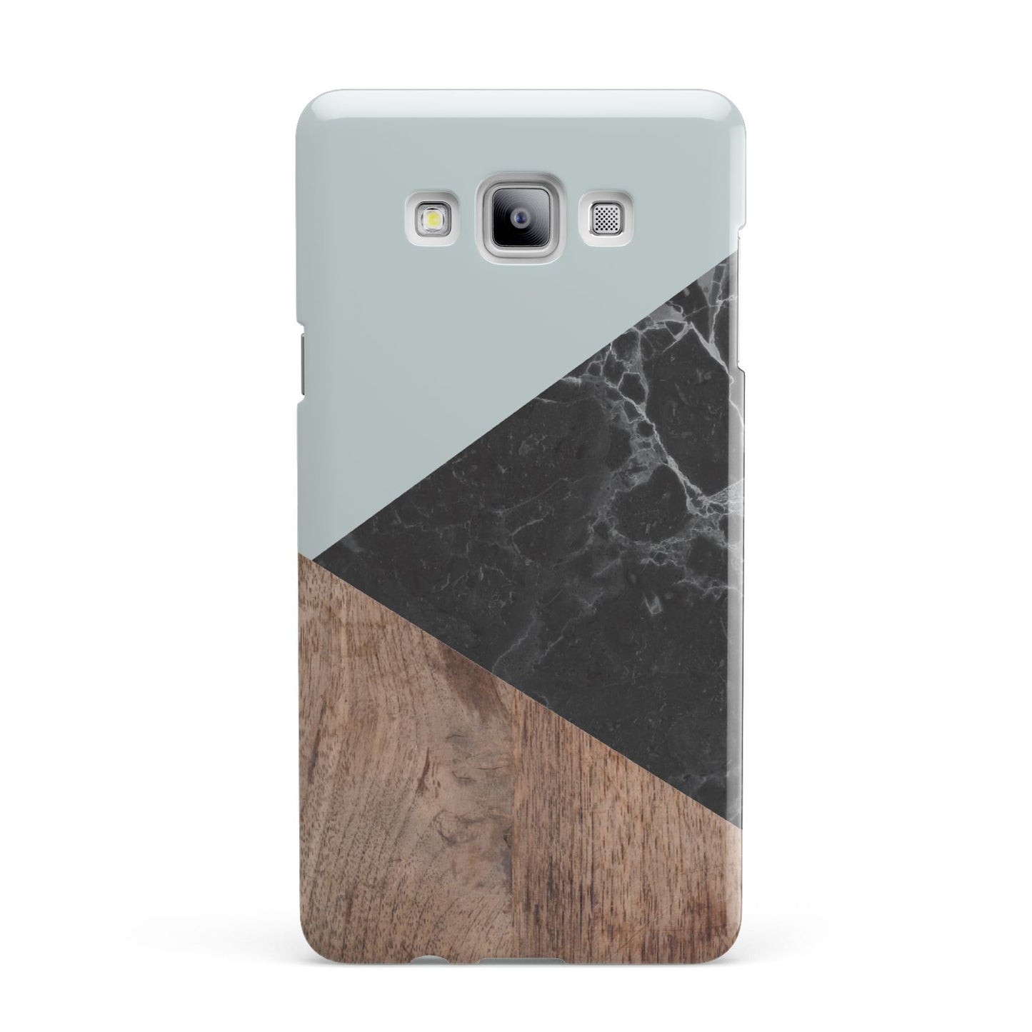 Marble Wood Geometric 2 Samsung Galaxy A7 2015 Case