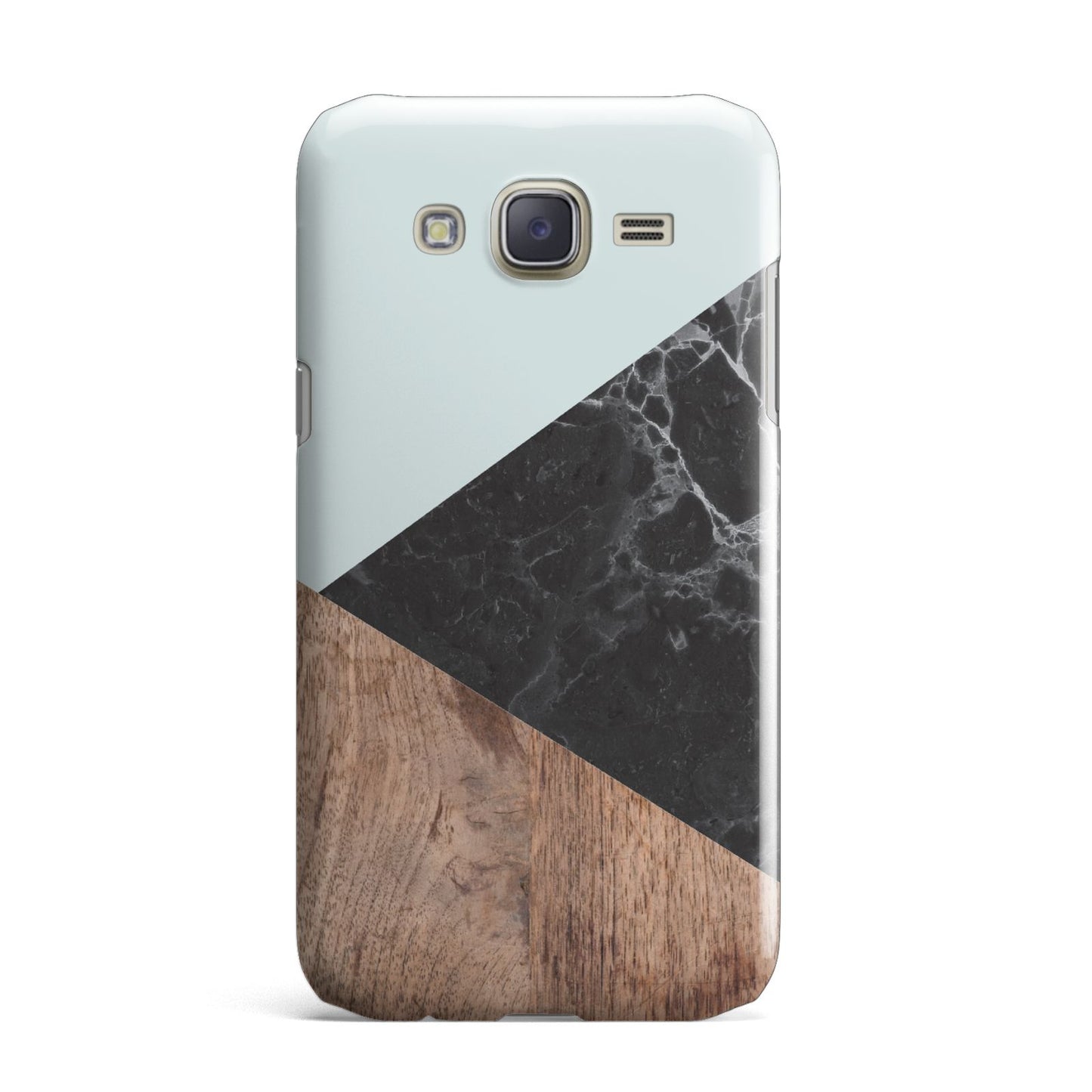 Marble Wood Geometric 2 Samsung Galaxy J7 Case