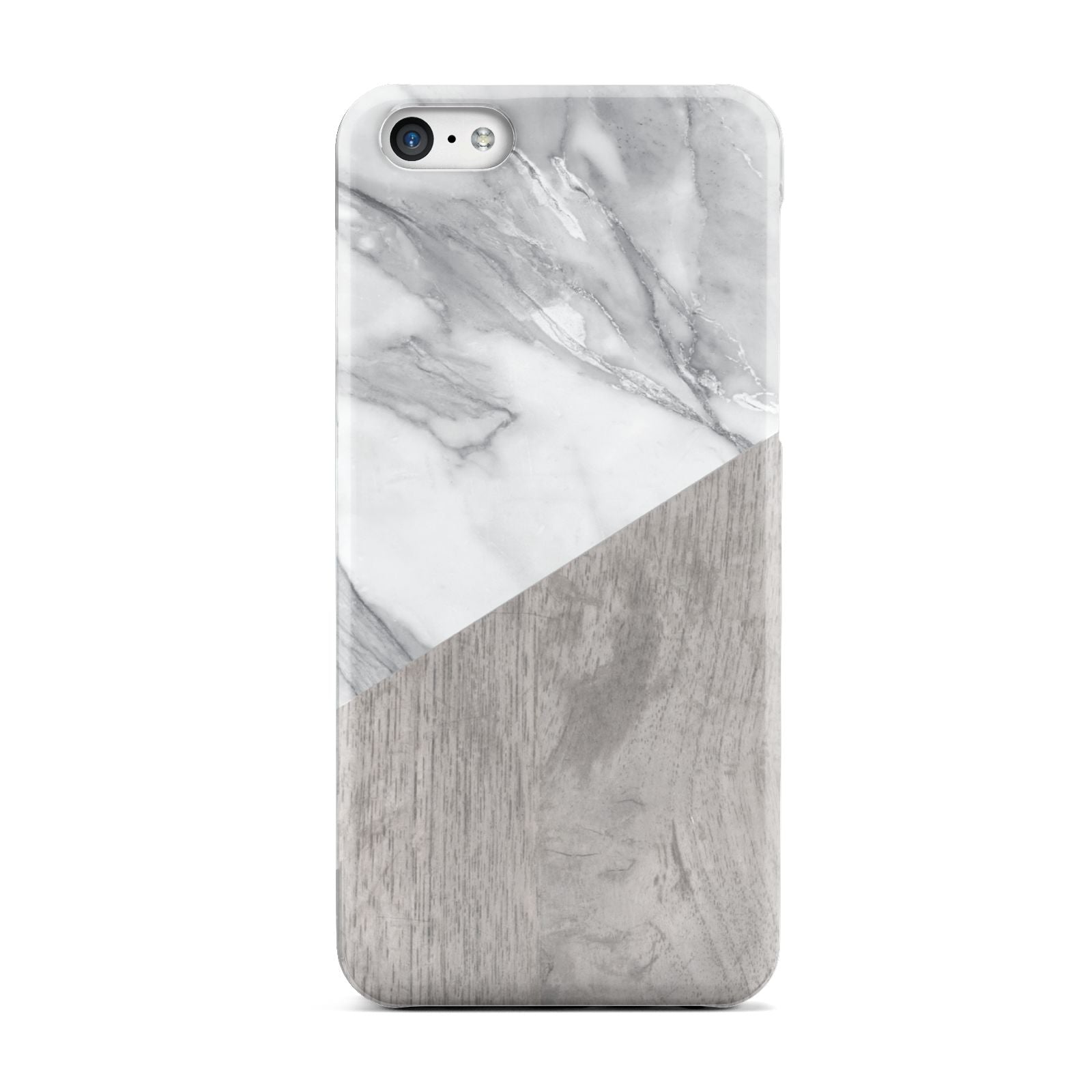 Marble Wood Geometric 5 Apple iPhone 5c Case