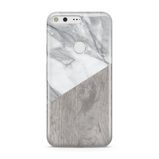 Marble Wood Geometric 5 Google Pixel Case