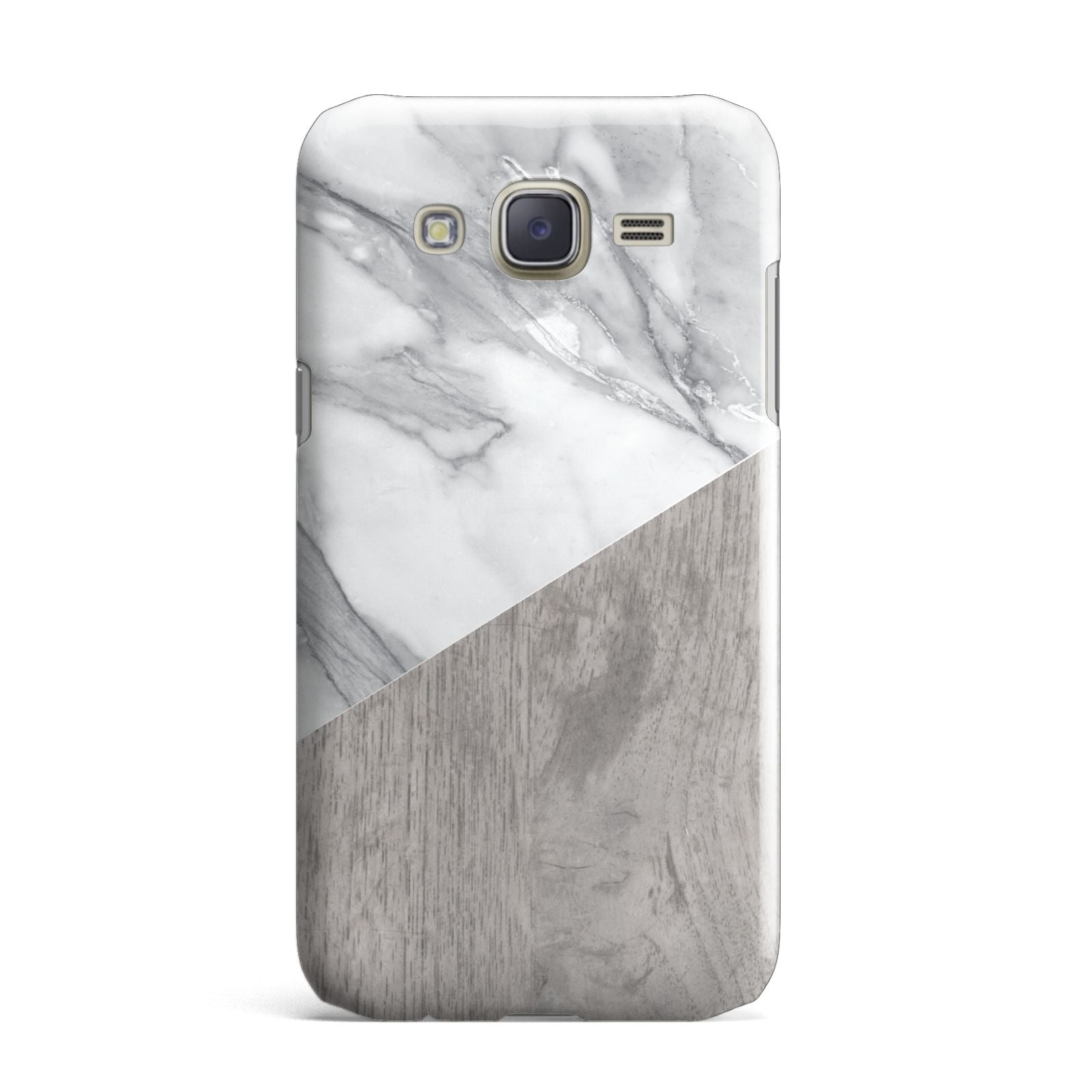 Marble Wood Geometric 5 Samsung Galaxy J7 Case