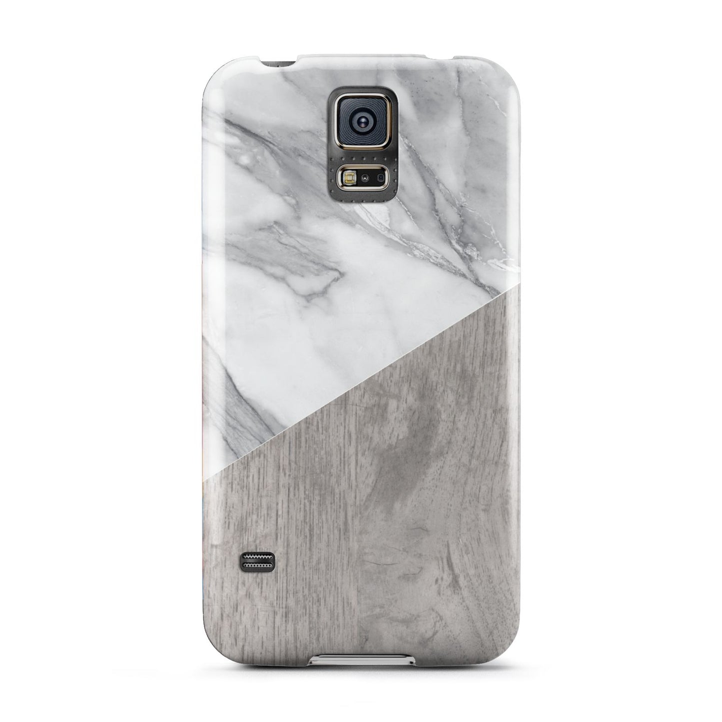 Marble Wood Geometric 5 Samsung Galaxy S5 Case