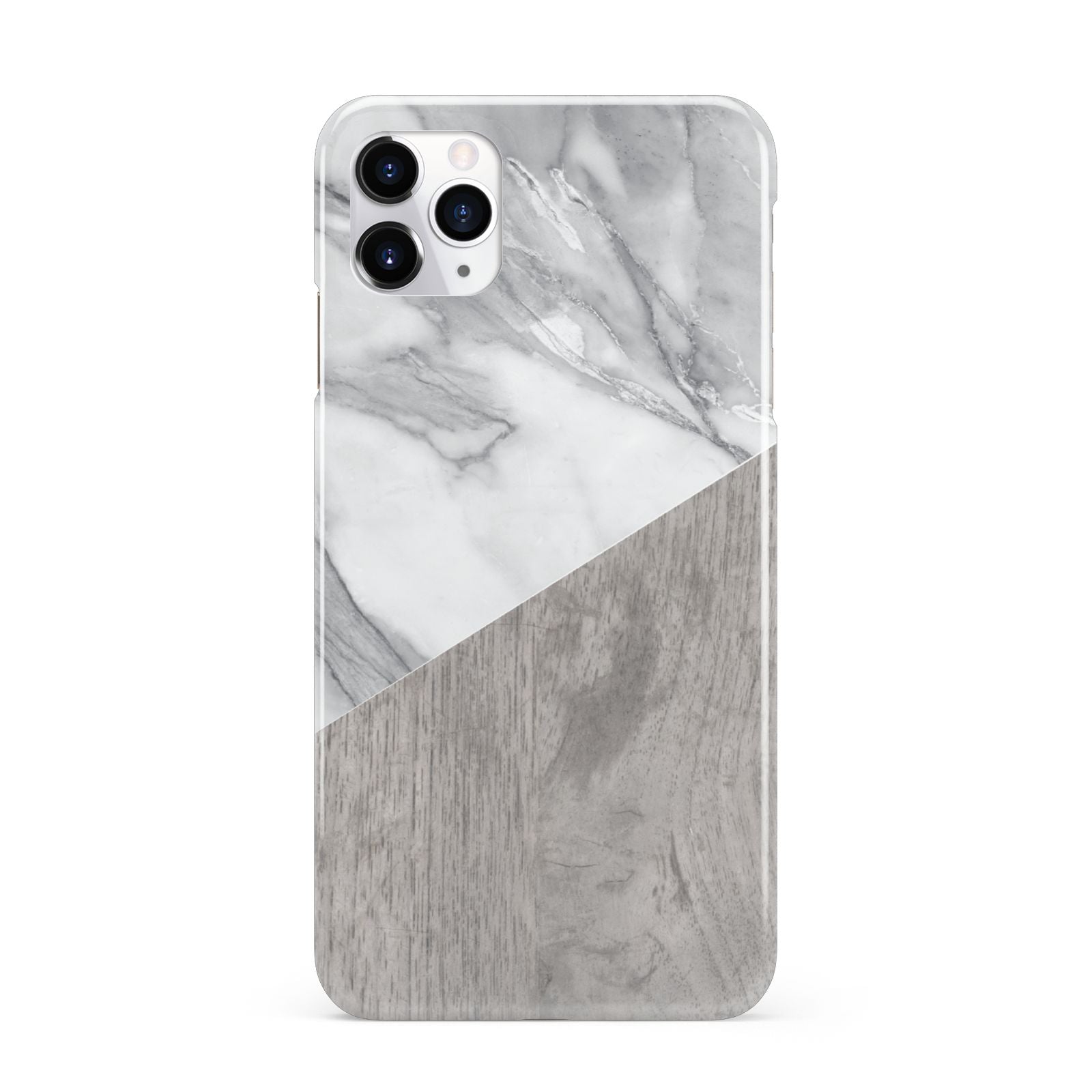 Marble Wood Geometric 5 iPhone 11 Pro Max 3D Snap Case