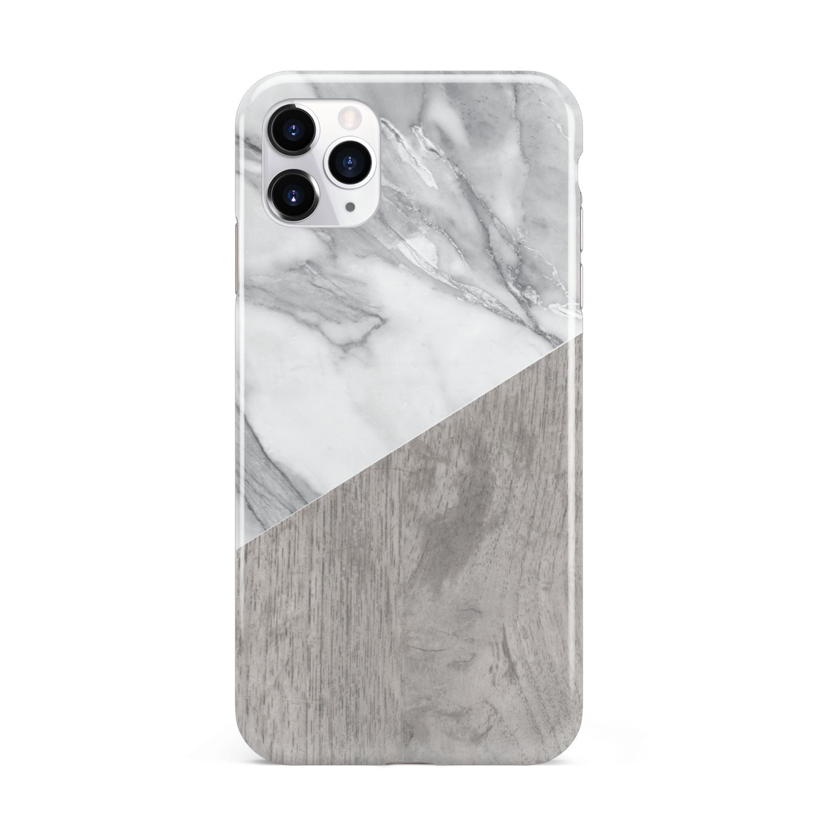 Marble Wood Geometric 5 iPhone 11 Pro Max 3D Tough Case