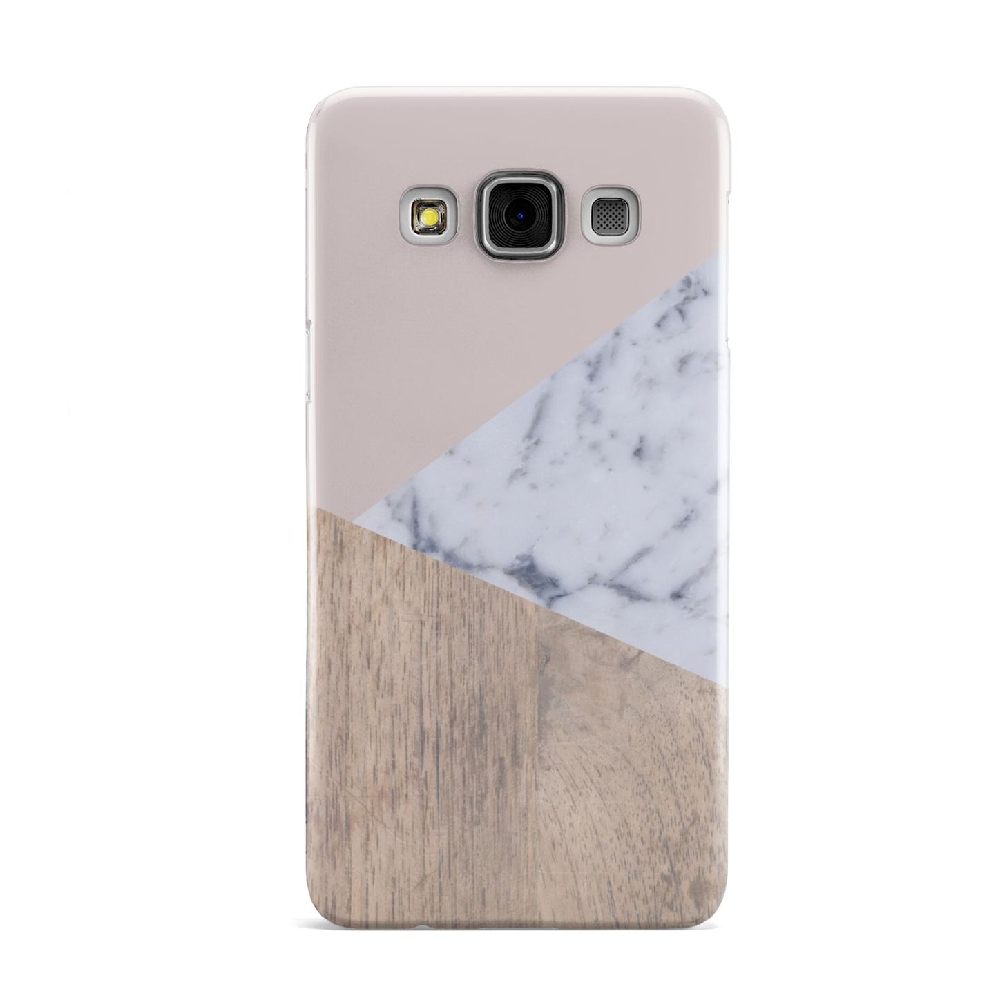 Marble Wood Geometric 7 Samsung Galaxy A3 Case