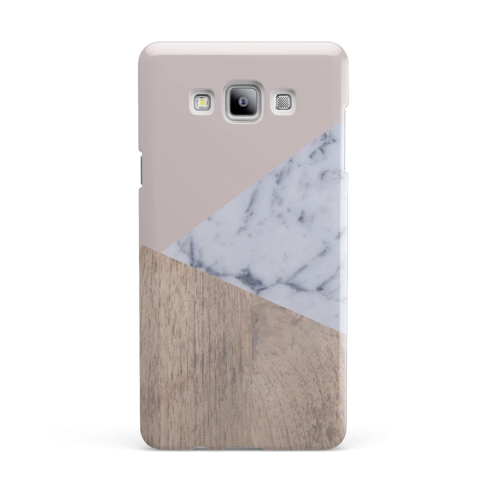 Marble Wood Geometric 7 Samsung Galaxy A7 2015 Case